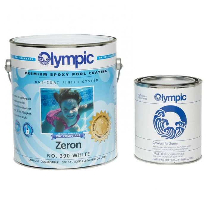 Olympic Zeron Epoxy Pool Coating 1 Gallon, White 4 Olympic Zeron Epoxy Pool Coating 1 Gallon, White - Image 2