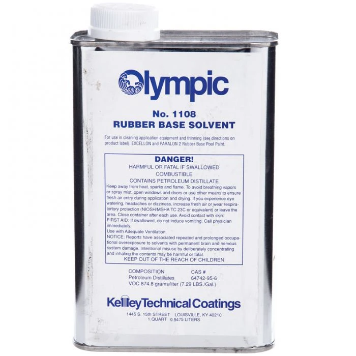 Olympic Rubber Base Paint Thinner, 1 Quart 3 Olympic Rubber Base Paint Thinner, 1 Quart