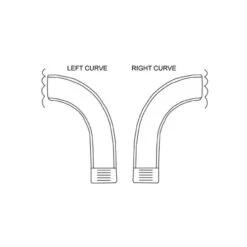 SR Smith Turbo Twister Pool Slide, Left Turn, Sandstone -Swimline Store 4637 h sq