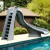 SR Smith Turbo Twister Pool Slide, Left Turn, Gray Granite -Swimline Store 4637 k