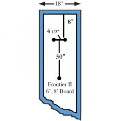 SR Smith Frontier II Replacement Diving Board, 8 Ft, White 9 SR Smith Frontier II Replacement Diving Board, 8 Ft, White -Swimline Store 4641 d sq 1