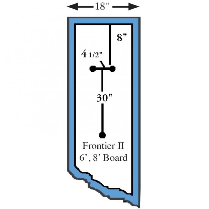 SR Smith Frontier II Replacement Diving Board, 6 Ft, White 6 SR Smith Frontier II Replacement Diving Board, 6 Ft, White - Image 4