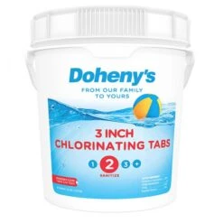 Doheny's 3 In Chlorine Tabs, 10 Lb