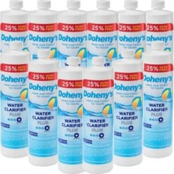 Doheny's Water Clarifier Plus, 12 Quarts + 96 Fl Oz FREE 5 Doheny's Water Clarifier Plus, 12 Quarts + 96 Fl Oz FREE -Swimline Store 4875q12 feb2023