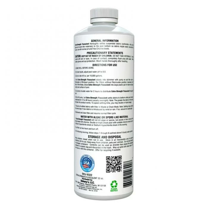 Doheny's Extra Strength Flocculent, 1 Quart 6 Doheny's Extra Strength Flocculent, 1 Quart - Image 4