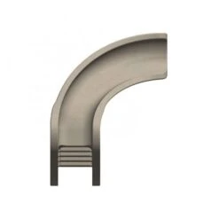 Global Pool Products Splash Pool Slide, Right Turn, Grey -Swimline Store 90170 e sq