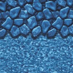 Swimline J-Hook Unibead Pool Liner, 52 In Wall, 12x24 Ft Oval, 20 Gauge, Boulder Swirl -Swimline Store boulderswirl square 54