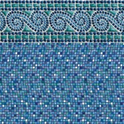 Swimline 16x32 Ft Flat Bottom 25 Gauge Rectangular Pool Liner, Indigo