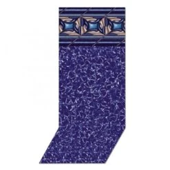 Swimline J-Hook Unibead Pool Liner, 48 In Wall, 15x24 Ft Oval, 20 Gauge, Pacific Diamond