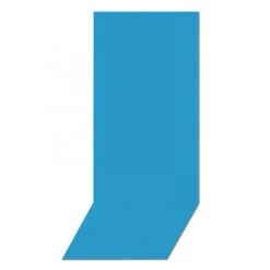 Swimline Overlap Pool Liner, 48-52 In Wall, 18x33 Ft Oval, 20 Gauge, Solid Blue