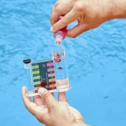 AquaChek Yellow (50) For Free Chlorine, Total Alkalinity, Cyanuric Acid (Stabilizer) & PH, 2 Pack -Swimline Store testkitsstep5 1 1